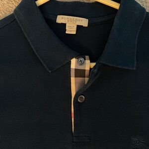 Burberry - navy polo